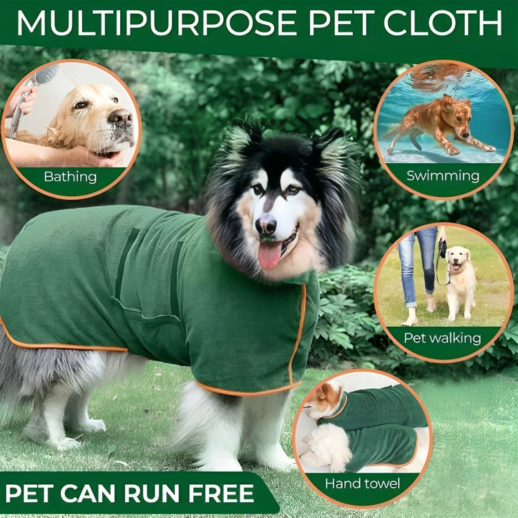 WarmPaws™ | Superabsorberende hondenbadjas