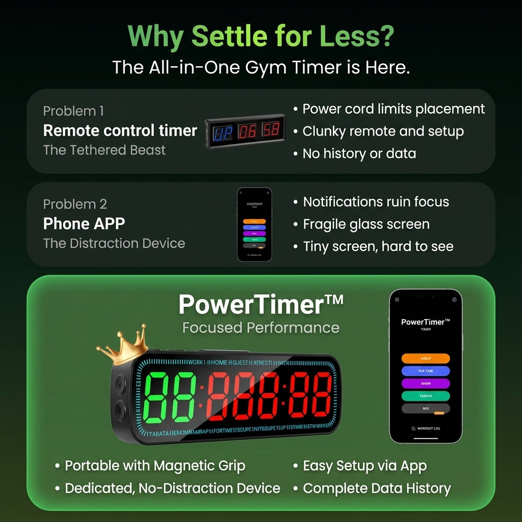 TIJDELIJK 50% KORTING | PowerTimer™ - LED-Gymtimer