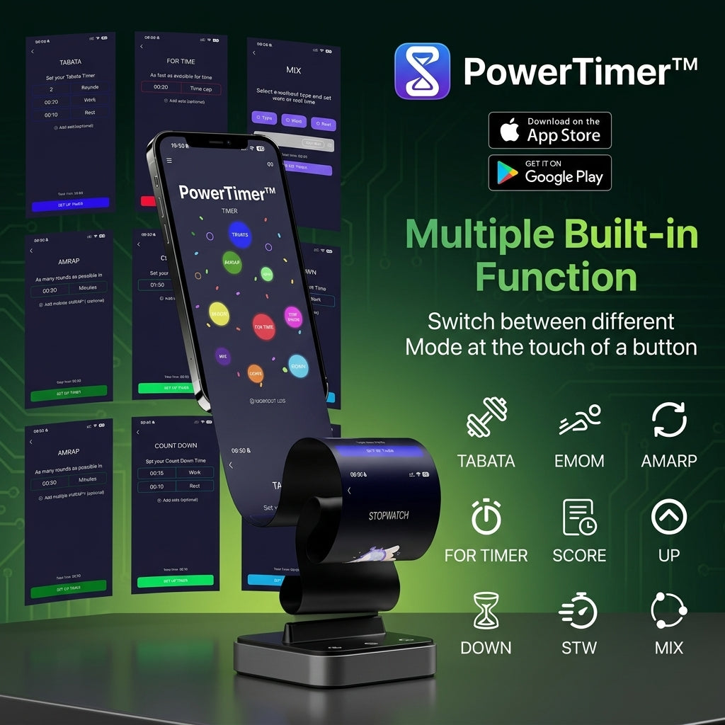 TIJDELIJK 50% KORTING | PowerTimer™ - LED-Gymtimer