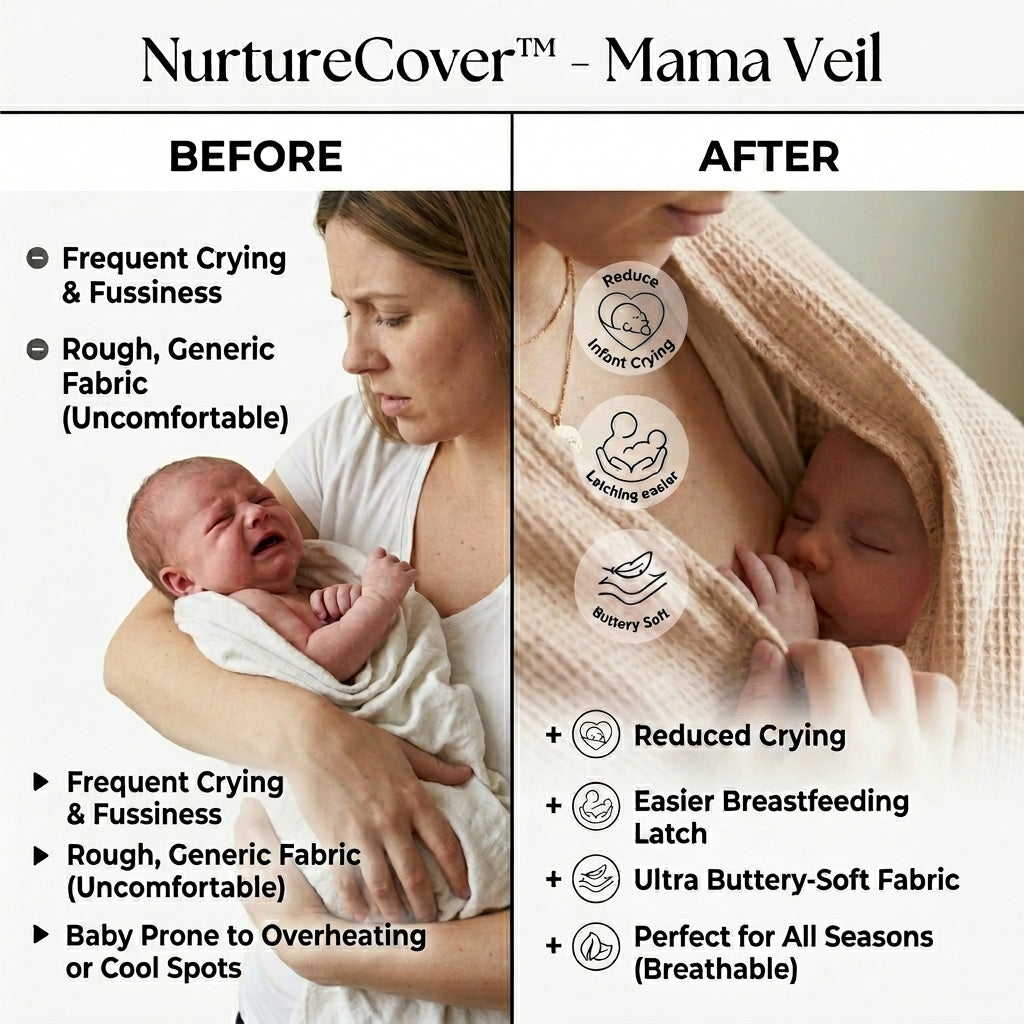 TIJDELIJK 50% KORTING | NurtureCover™ - Mama Veil