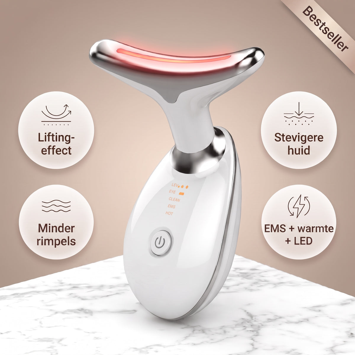TIJDELIJK 50% KORTING | GlowFirm™ - EMS-gezichtsmassageapparaat