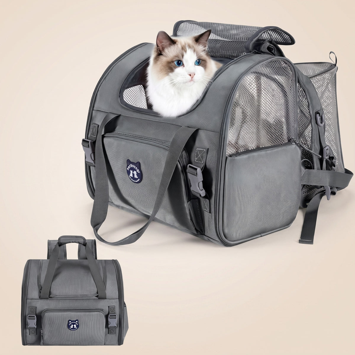 TIJDELIJK 50% KORTING | PetVoyage™ - Uitbreidbare Huisdierrugzak