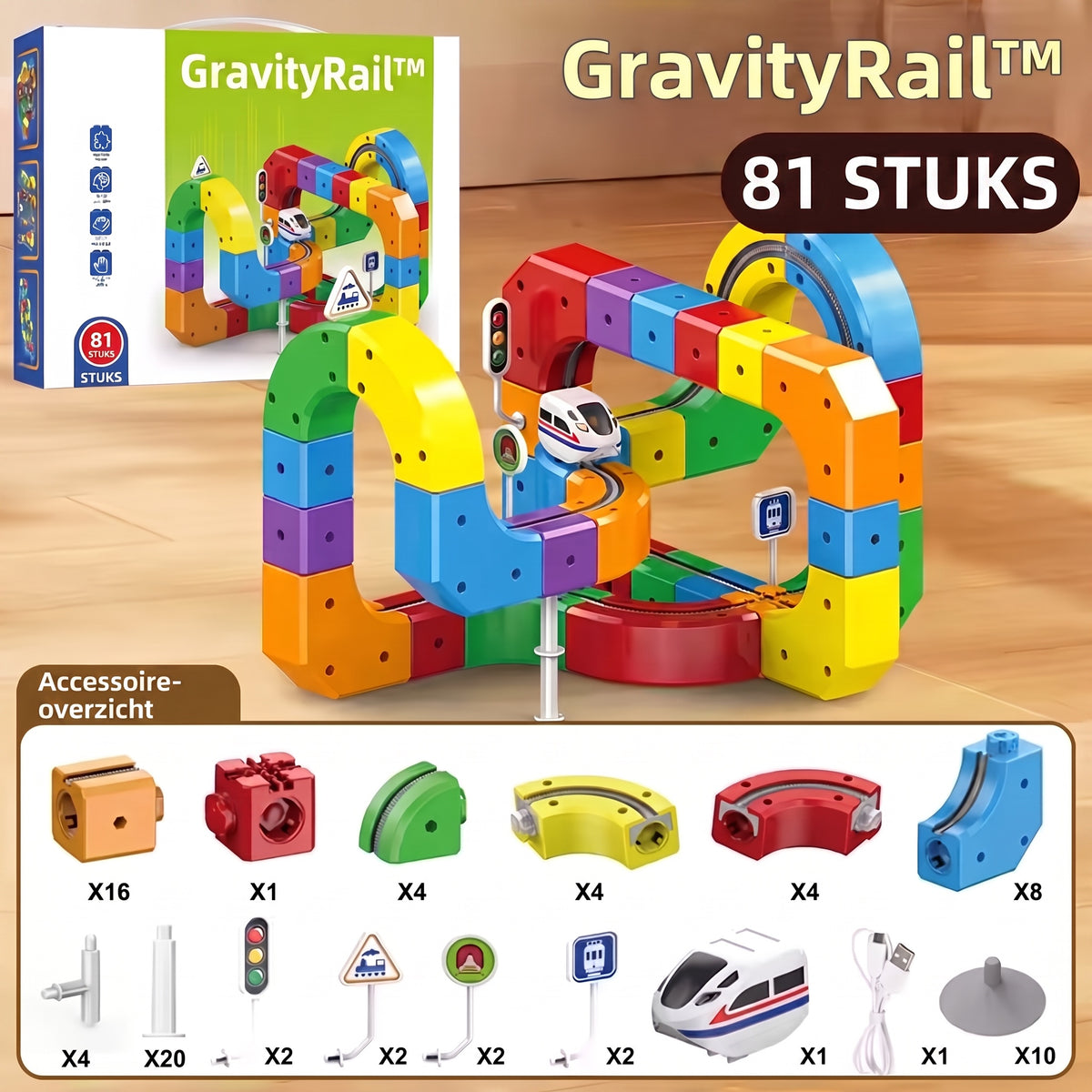 TIJDELIJK 50% KORTING | GravityRail™ - Magnetische Anti-Zwaartekracht Racebaan