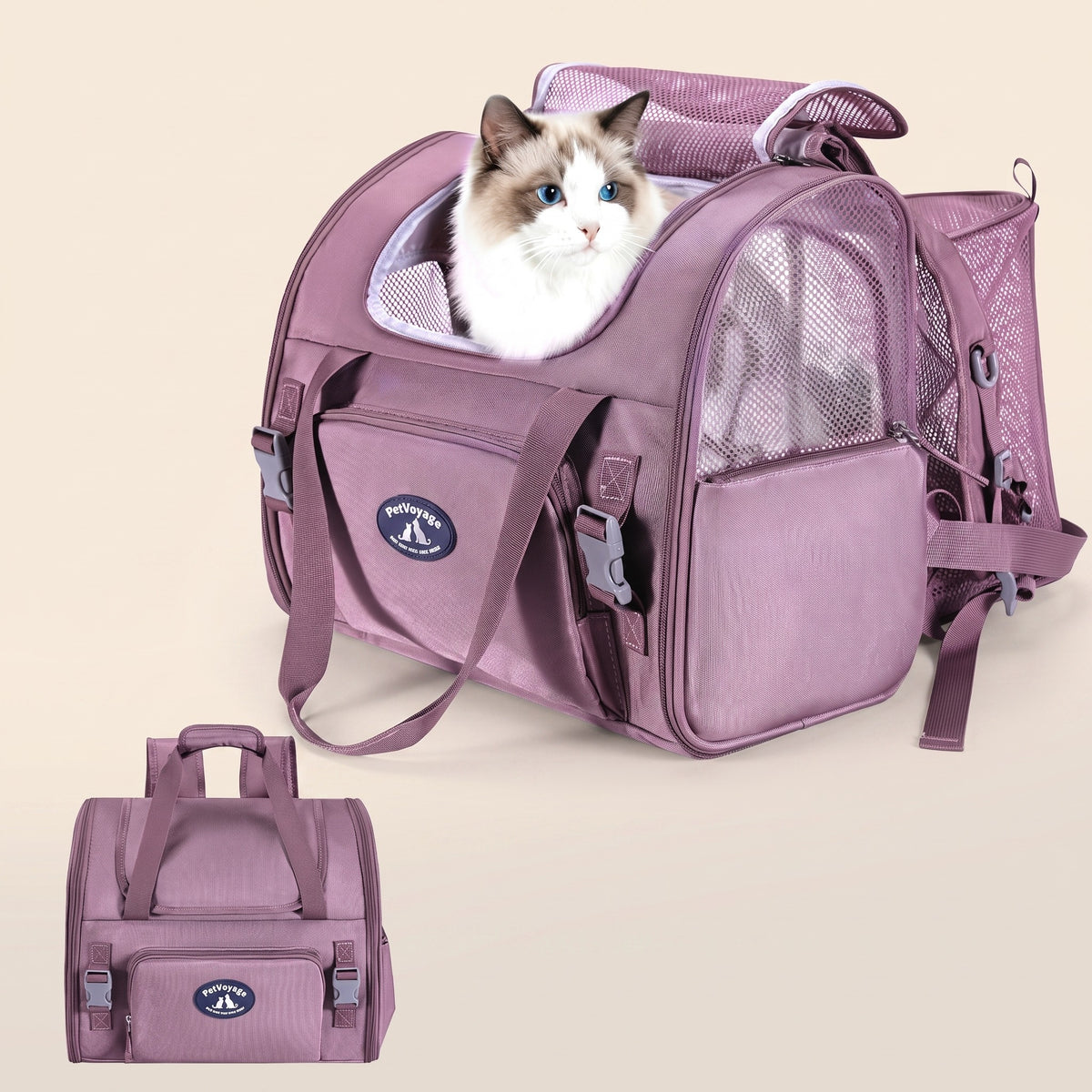 TIJDELIJK 50% KORTING | PetVoyage™ - Uitbreidbare Huisdierrugzak