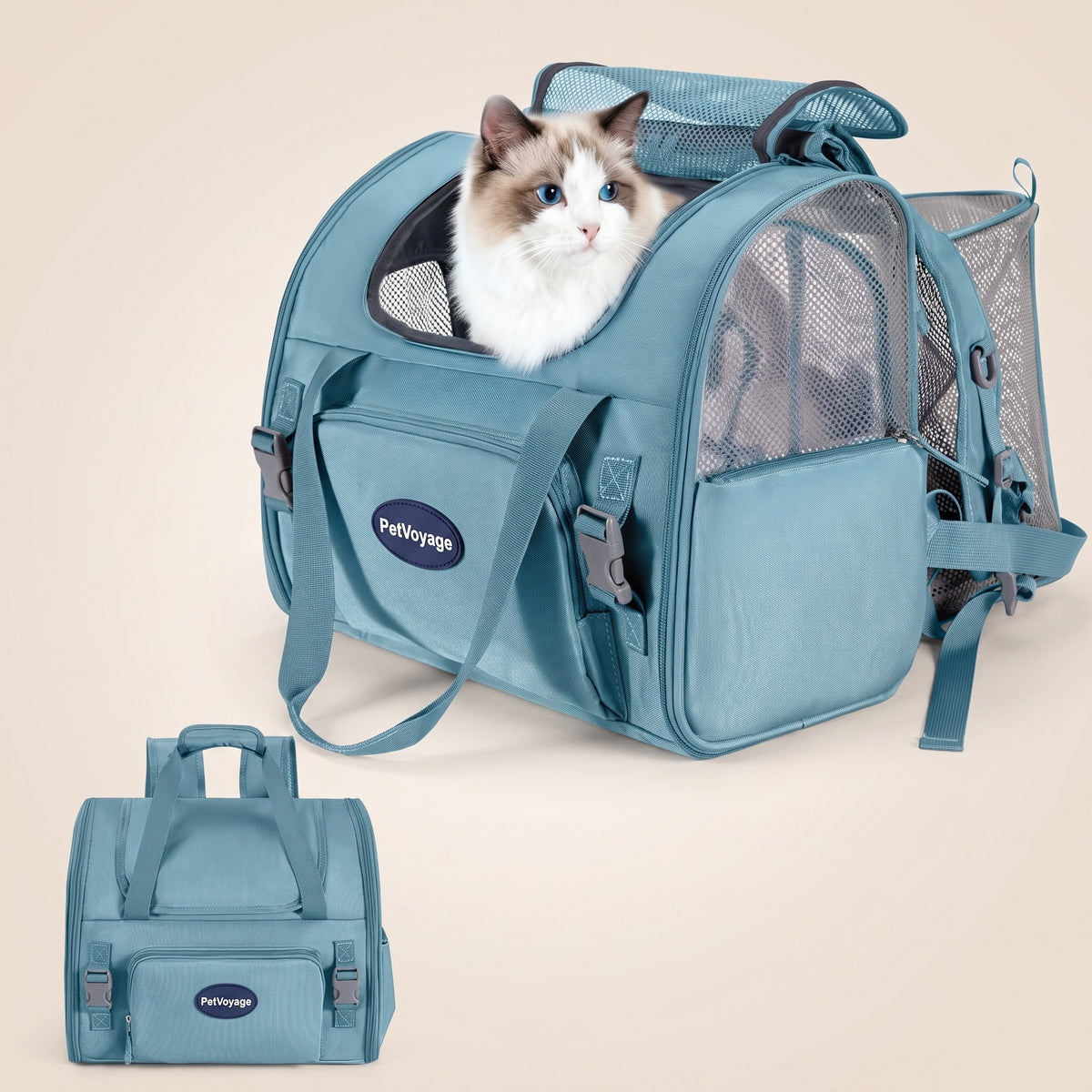 TIJDELIJK 50% KORTING | PetVoyage™ - Uitbreidbare Huisdierrugzak