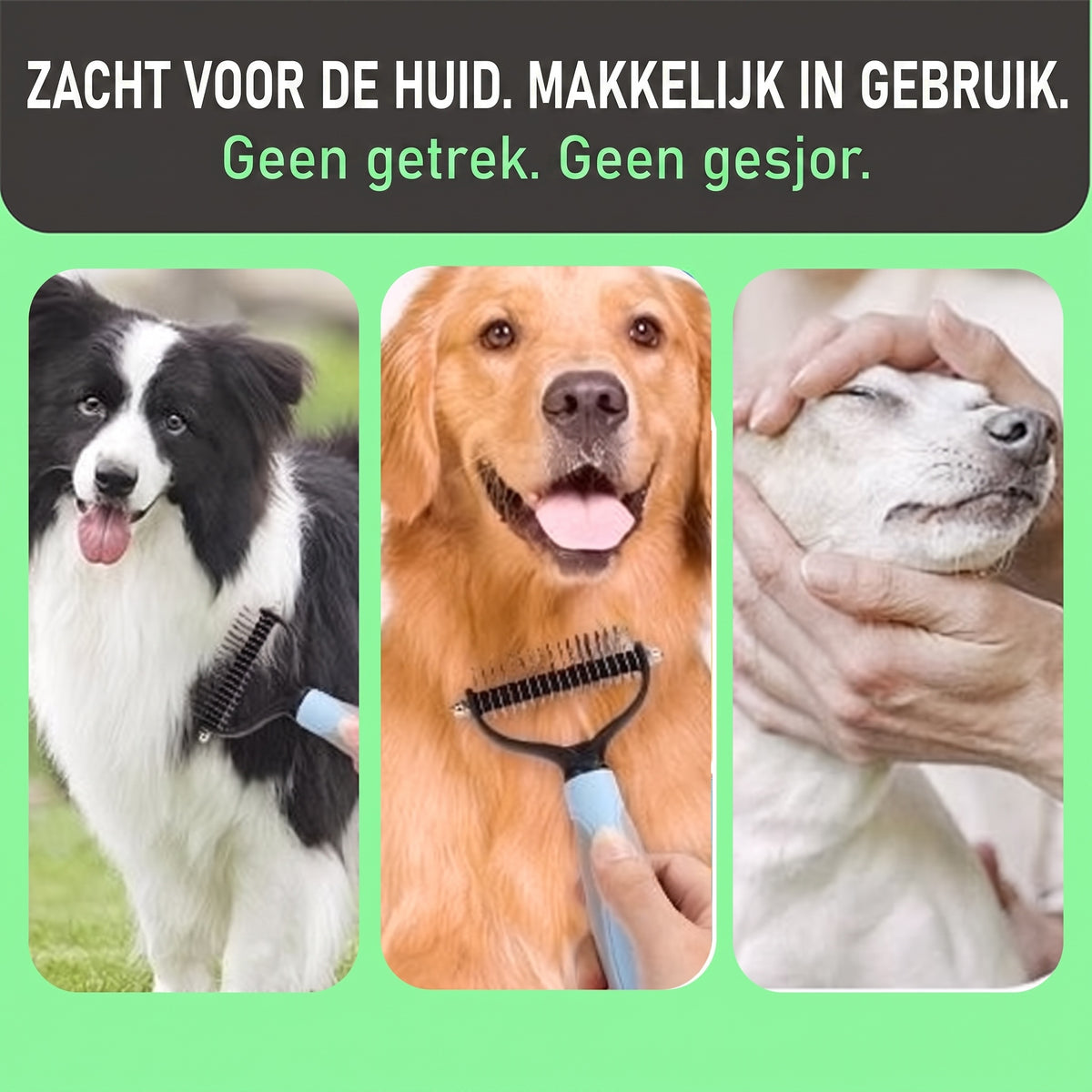 1+1 GRATIS VANDAAG | FurEase™ - Dubbelzijdige vachtkam