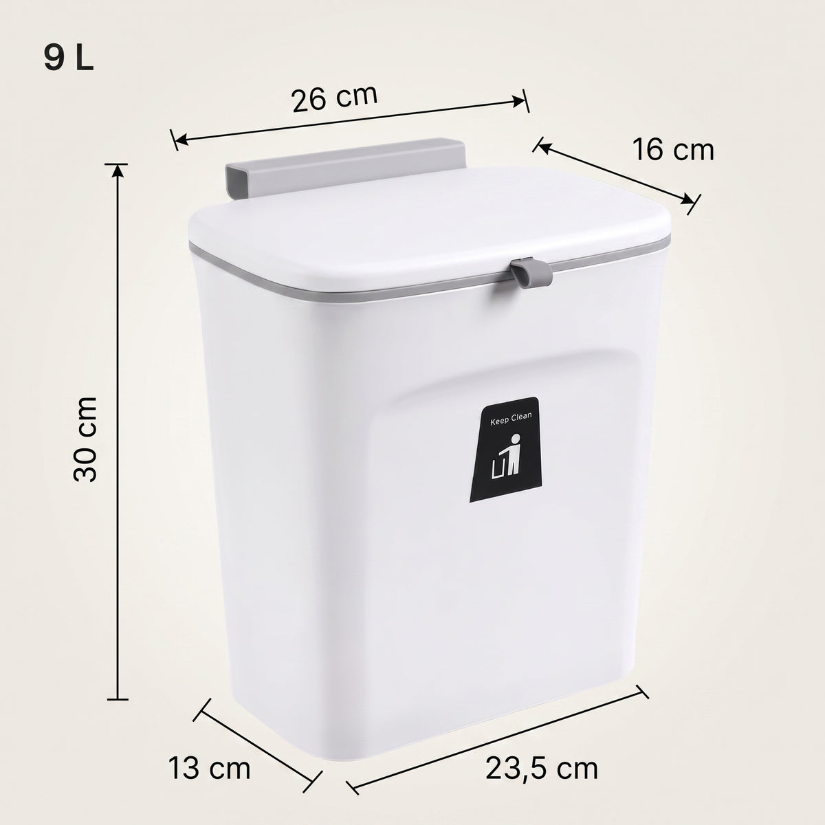 TIJDELIJK 50% KORTING | HangBin™ - Grote Hangende Afvalbak