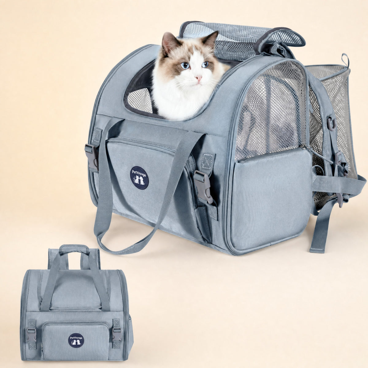 TIJDELIJK 50% KORTING | PetVoyage™ - Uitbreidbare Huisdierrugzak