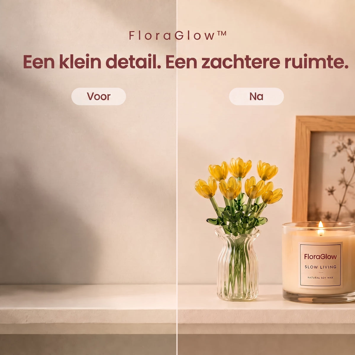 TIJDELIJK 50% KORTING | FloraGlow™ - Mini Glazen Boeket