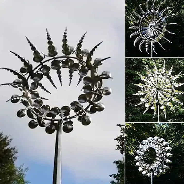 TIJDELIJK 50% KORTING | BreezeVane™ - Metalen tuinmolen