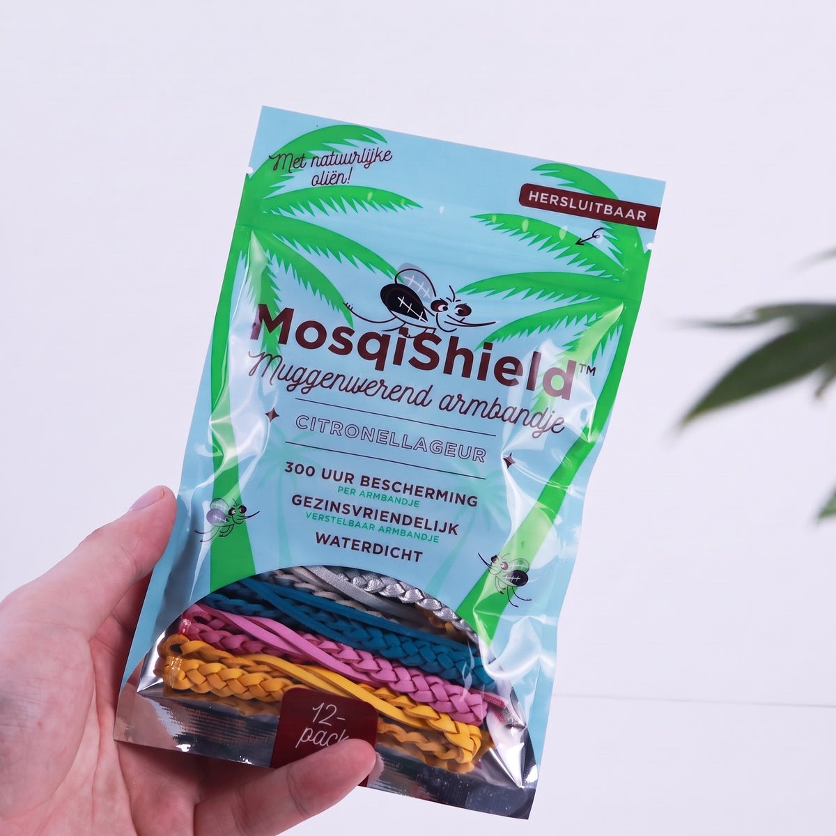 1+1 GRATIS VANDAAG | MosqiShield™ - Muggenwerende Armband (12 stuks per verpakking)