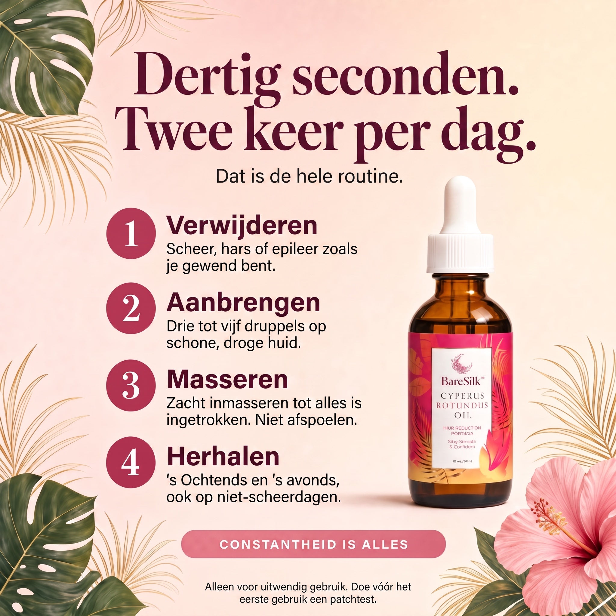 2+1 GRATIS VANDAAG | BareSilk™ - Cyperus Rotundus-olie