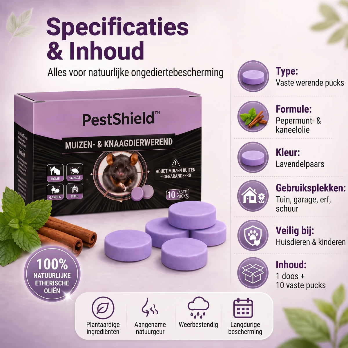 TIJDELIJK 50% KORTING | PestShield™ - Knaagdierafweermiddel
