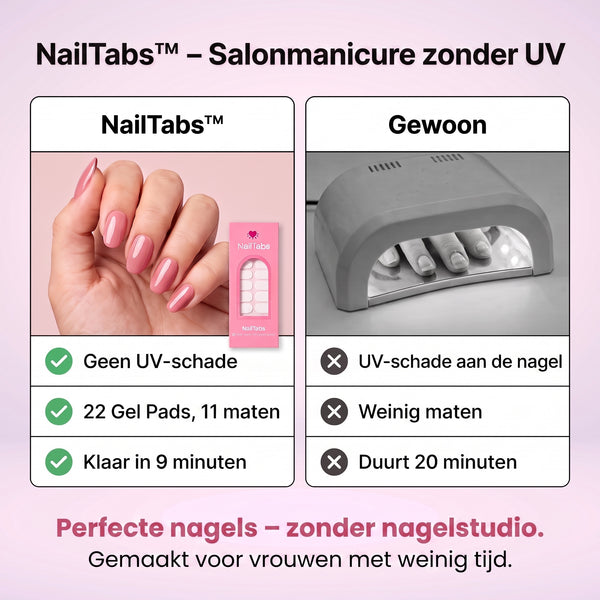 2+2 GRATIS VANDAAG  NailTabs™ - Nagelgelpads