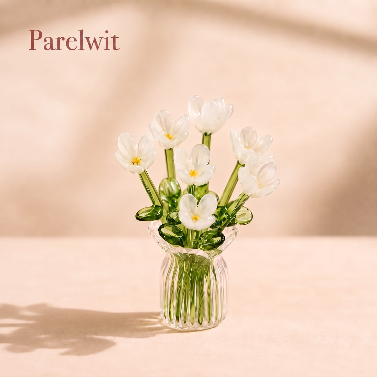 TIJDELIJK 50% KORTING | FloraGlow™ - Mini Glazen Boeket