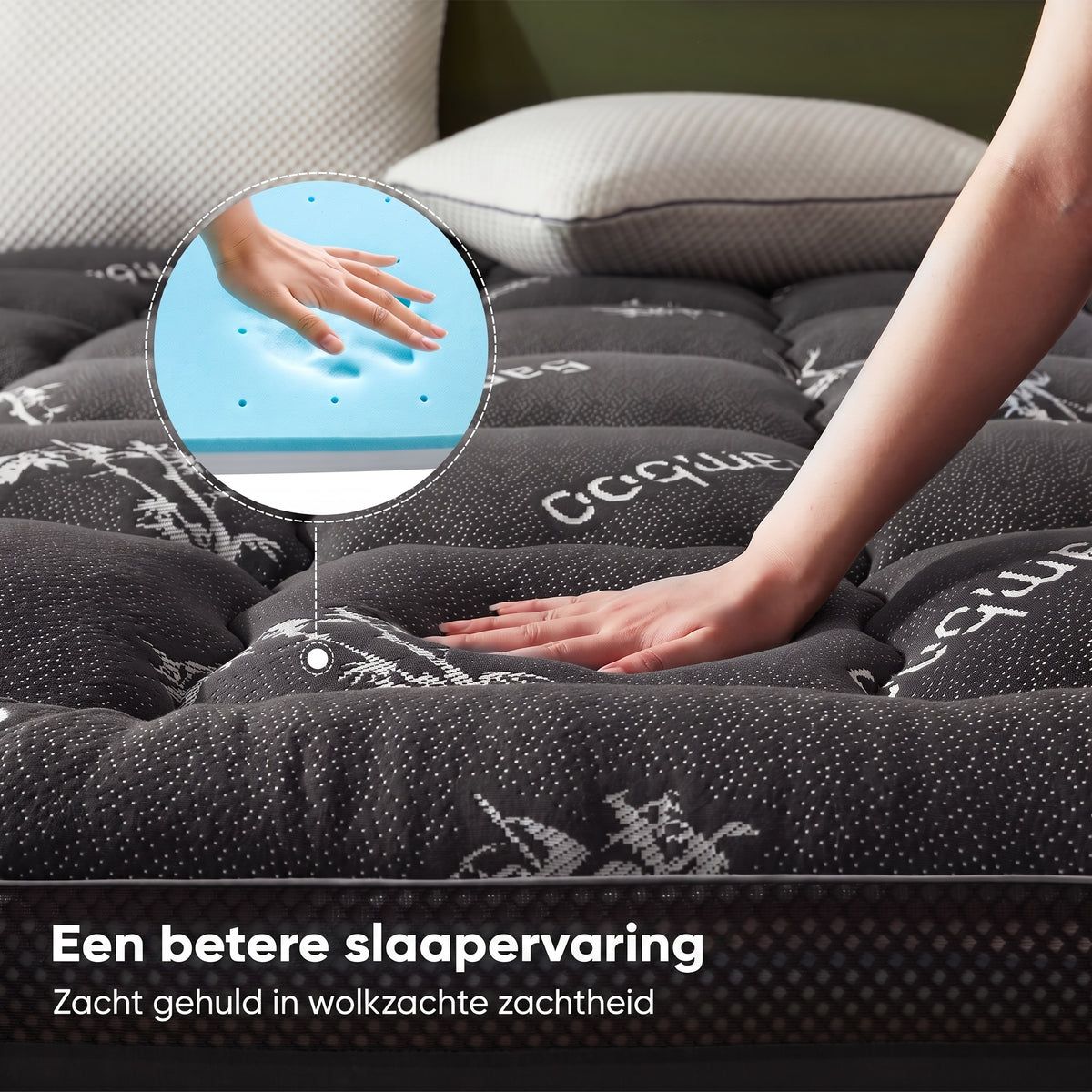 TIJDELIJK 50% KORTING | CoolNest™ - Bamboe Verkoelende Matrastopper