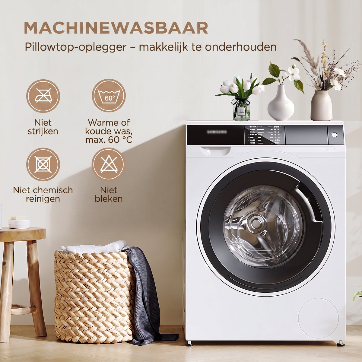 TIJDELIJK 50% KORTING | CoolNest™ - Bamboe Verkoelende Matrastopper