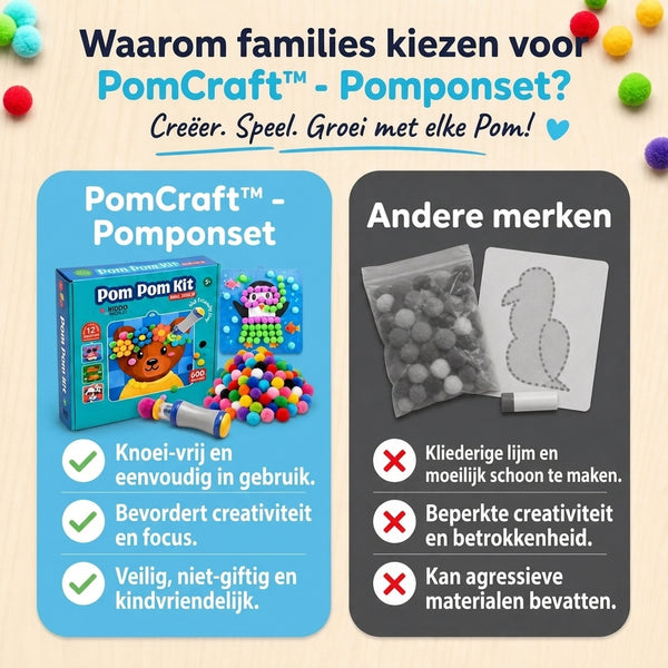 1 + 1 GRATIS VANDAAG  PomCraft™ – Pomponset