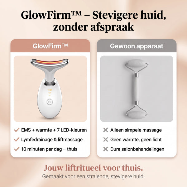 TIJDELIJK 50% KORTING  GlowFirm™ - EMS-gezichtsmassageapparaat