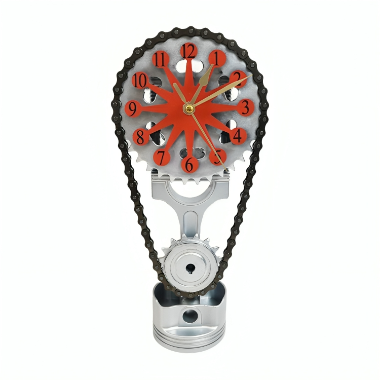 TIJDELIJK 50% KORTING | TimeForge™ | Roterende metalen tandwielklok