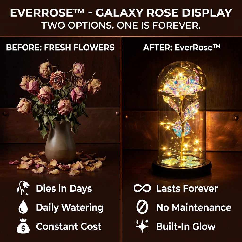 TIJDELIJK 50% KORTING | EverRose™ - Galaxy Roosdisplay