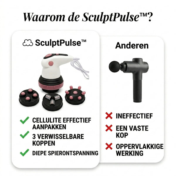 TIJDELIJK 50% KORTING  SculptPulse™ - Anti-cellulitemassageapparaat
