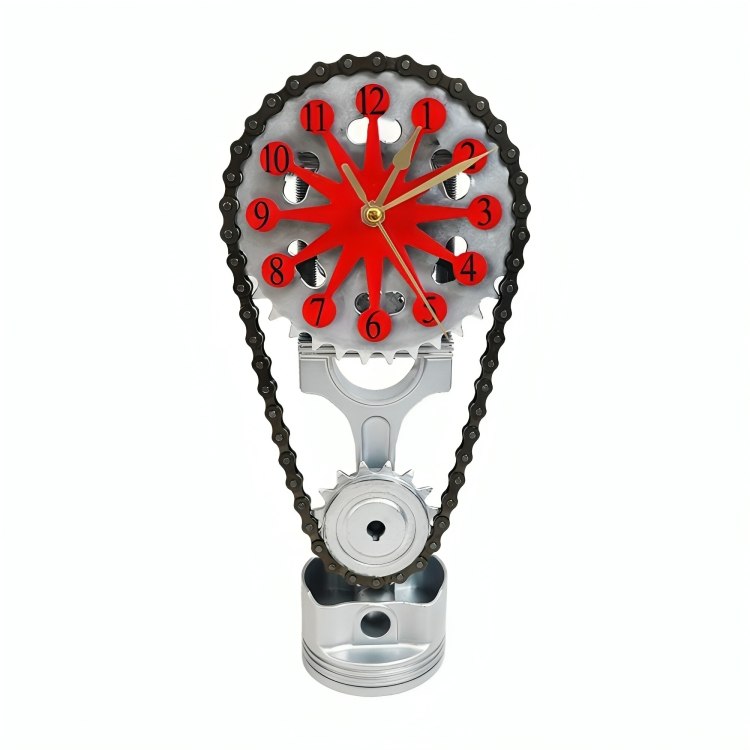 TIJDELIJK 50% KORTING | TimeForge™ | Roterende metalen tandwielklok