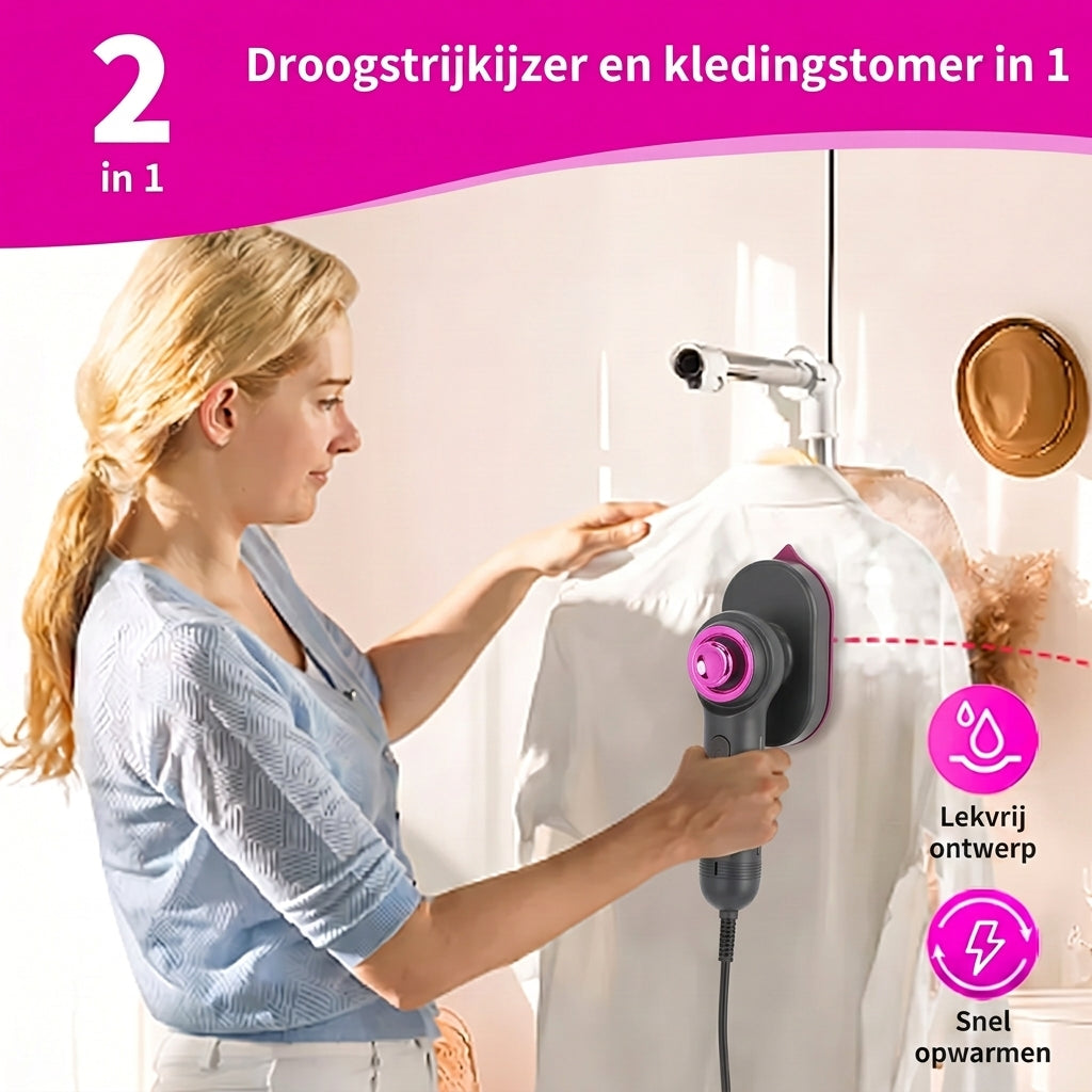 TIJDELIJK 50% KORTING | SteamPress™ - Kledingstomer & Strijkijzer
