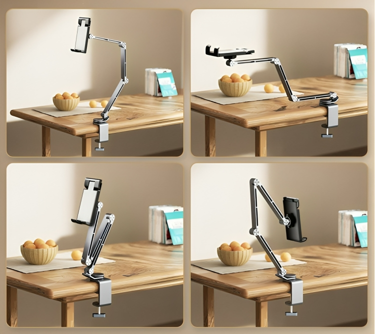 TIJDELIJK 50% KORTING | EliteStand™ | Stevige aluminium tablet- en mobiele telefoonhouder