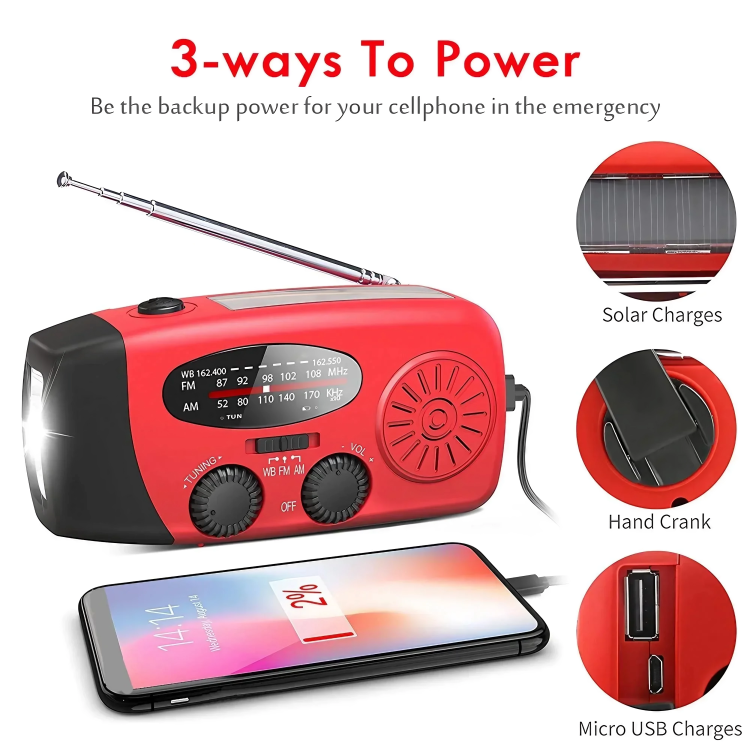 ResQPower™ | Noodradio & zaklamp
