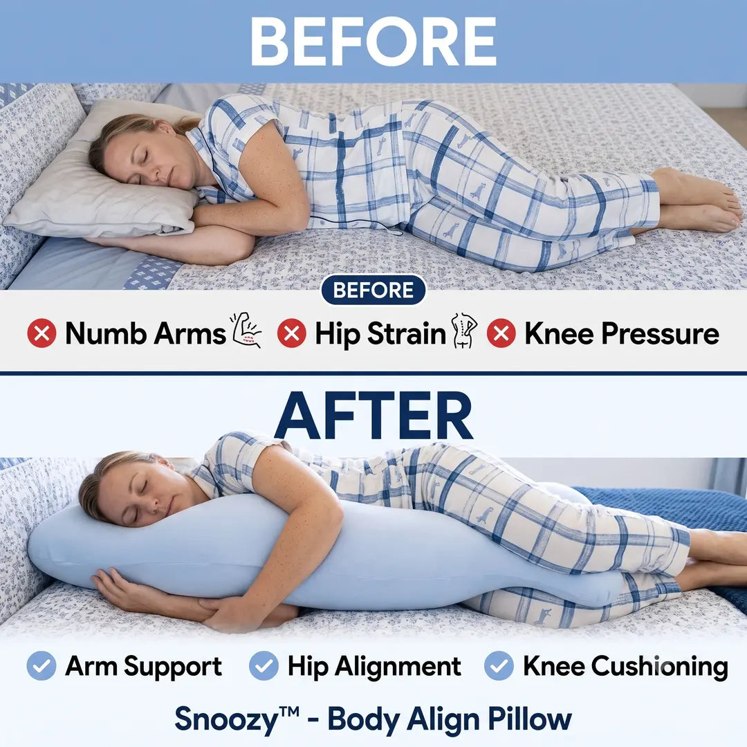 TIJDELIJK 50% KORTING | Snoozy™ - Lichaamsondersteunend kussen