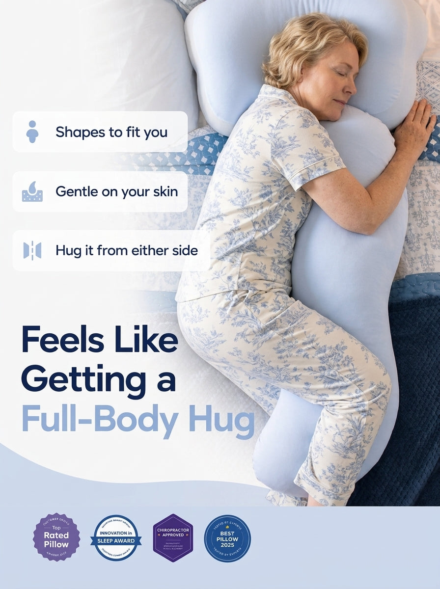TIJDELIJK 50% KORTING | Snoozy™ - Lichaamsondersteunend kussen