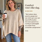 CozyPoncho™ - Gebreide poncho met vleermuismouwen, afbeelding 4