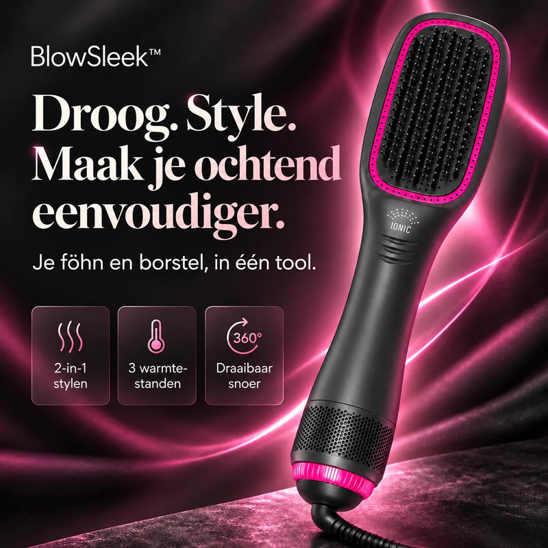 TIJDELIJK 50% KORTING | BlowSleek™ - Föhnborstel