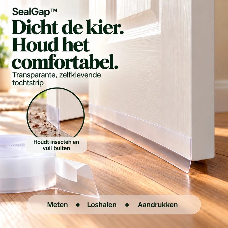 SealGap™ - Zelfklevende siliconen tochtstrip, afbeelding 1