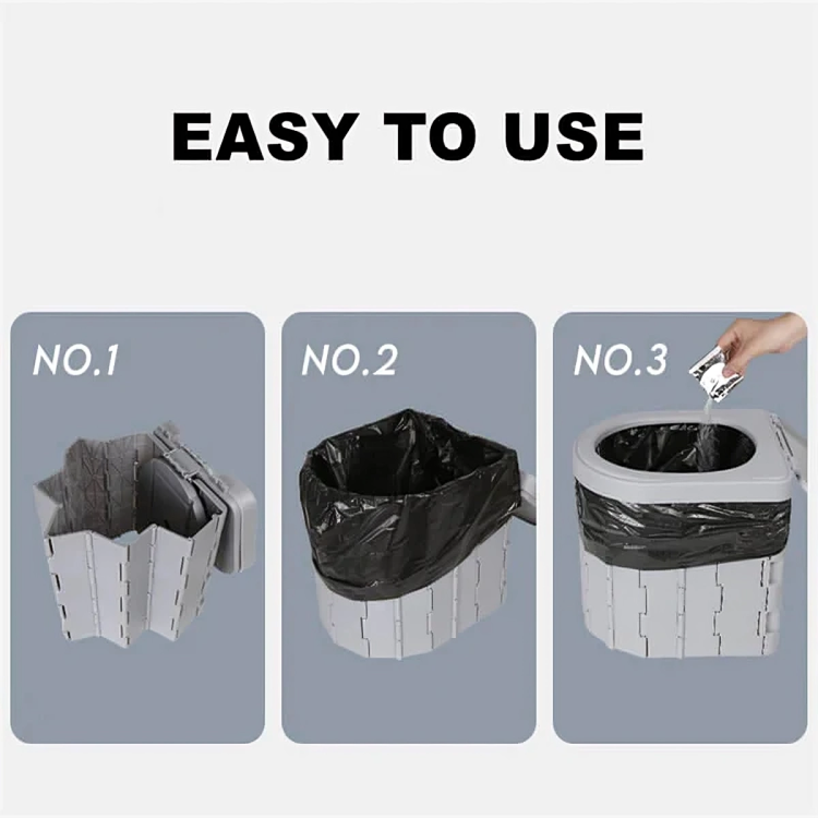 QuickPotty™ | Draagbaar opvouwbaar buitentoilet