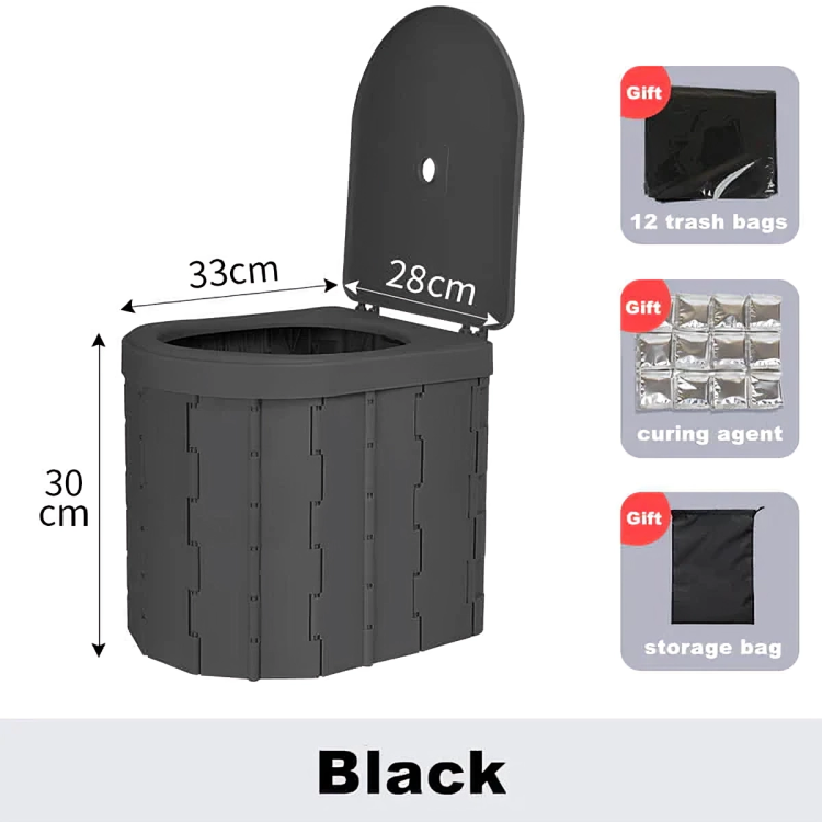 QuickPotty™ | Draagbaar opvouwbaar buitentoilet