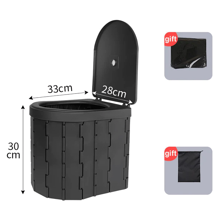 QuickPotty™ | Draagbaar opvouwbaar buitentoilet
