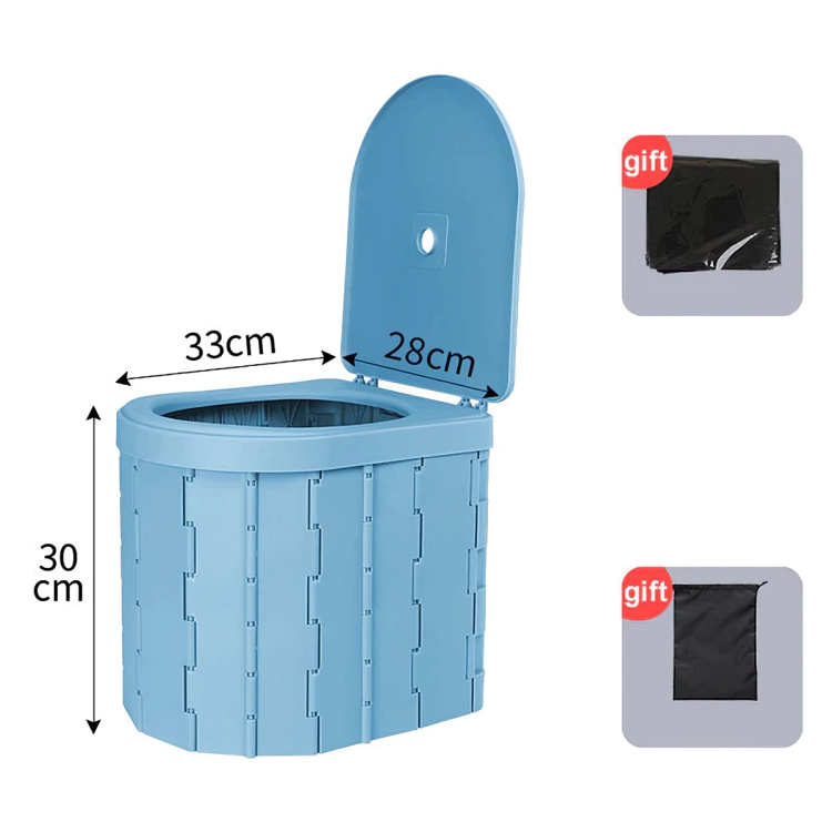 QuickPotty™ | Draagbaar opvouwbaar buitentoilet