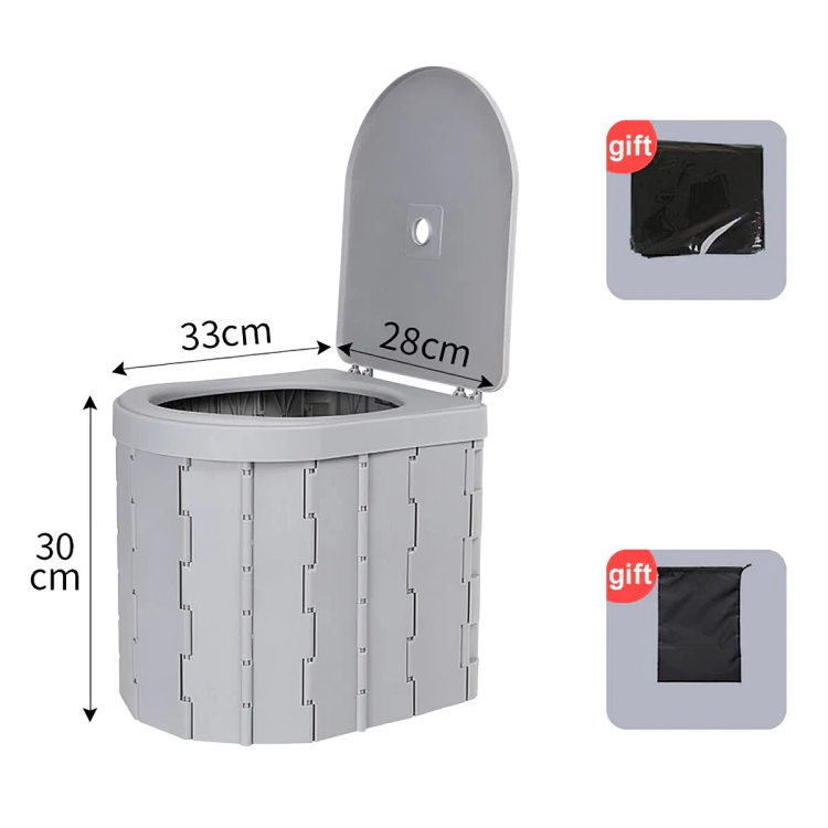 QuickPotty™ | Draagbaar opvouwbaar buitentoilet