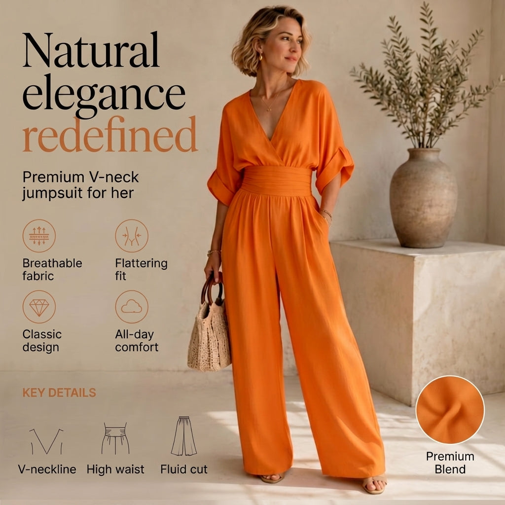 TIJDELIJK 50% KORTING | Eliana™ - Jumpsuit met hoge taille