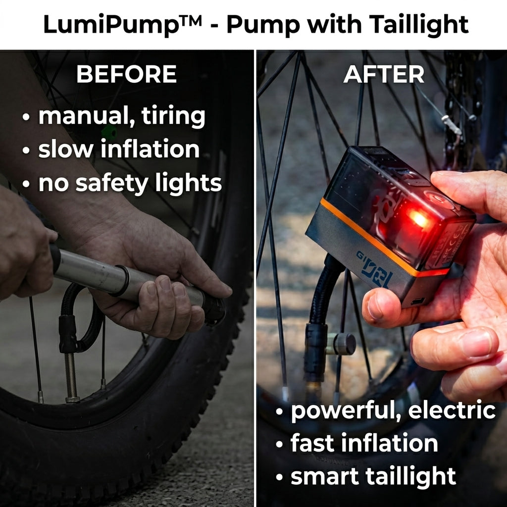 TIJDELIJK 50% KORTING | LumiPump™ - Pomp met achterlicht