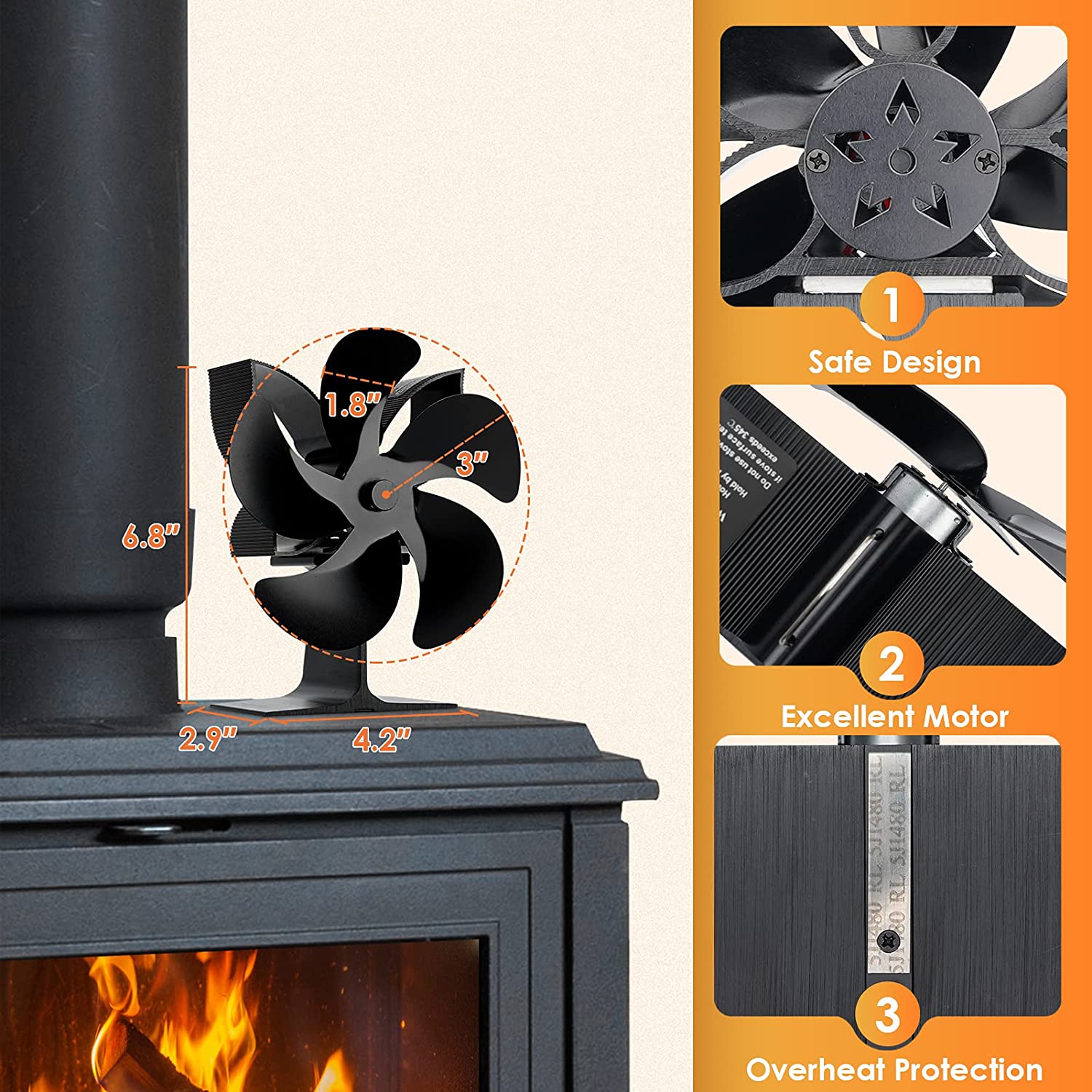 EcoFan™- Voel je warm waar je ook gaat!