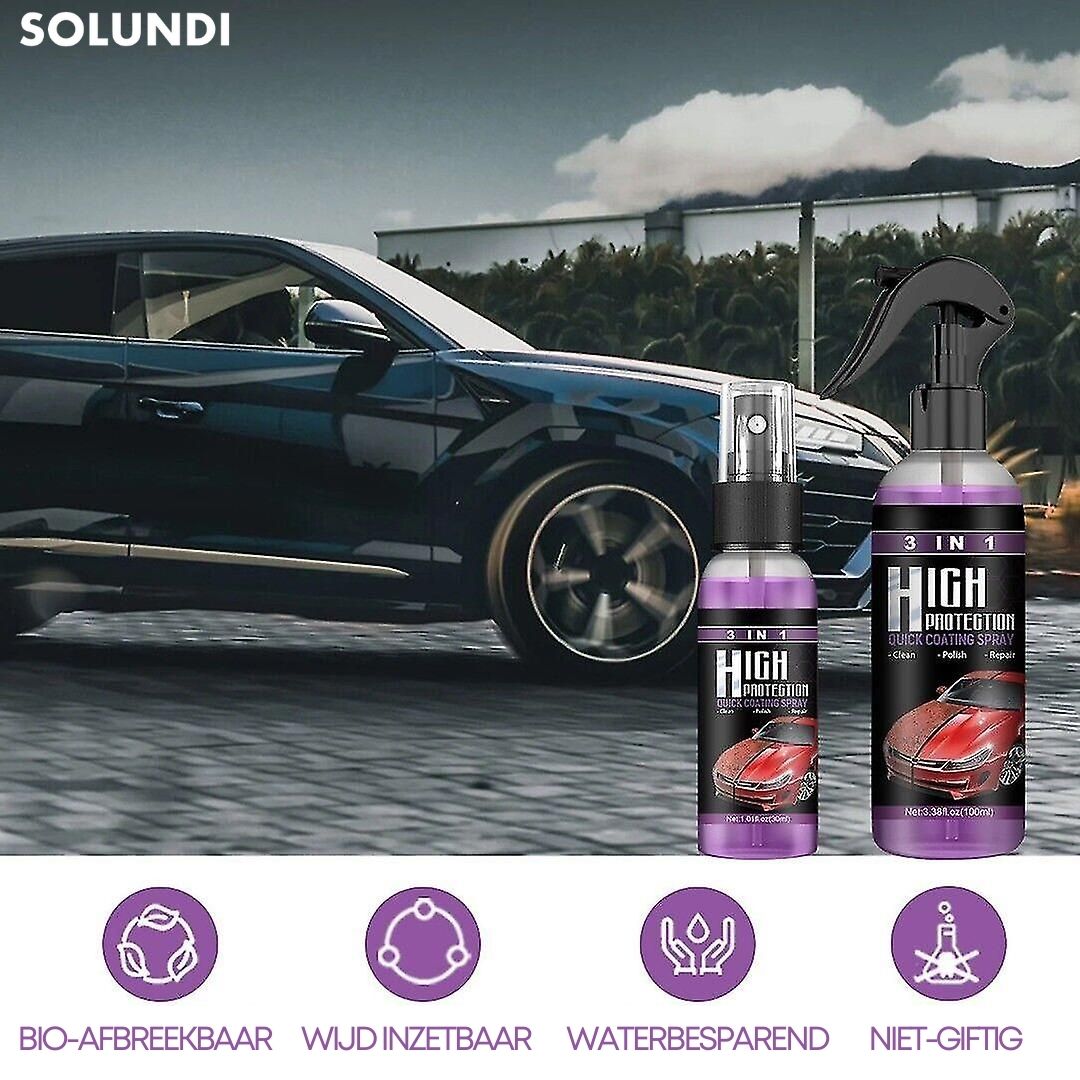 1 + 2 GRATIS VANDAAG | 3-in-1 CarSpray™ - Reinig, herstel & bescherm uw auto!